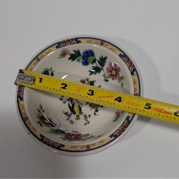 Syracuse China Bird Of Paradise 4 5/8" Floral Bird Design Bowl - Picture 4 of 8